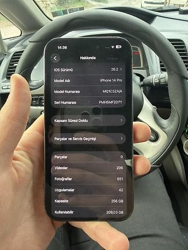 iphone 5s kabrolar: IPhone 14 Pro, 256 GB, Deep Purple, Simsiz şarj, Face ID, Sənədlərlə — 7