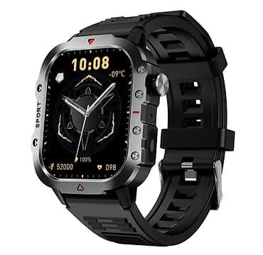 Yeni, Smart saat, Sensor ekran, rəng - Qara