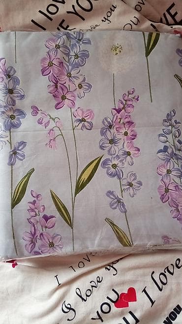 en gozel dibcek gulleri: Çiçək naxışlı yataq dəsti parçası duvux - Material: yüngül və yumşaq — 2