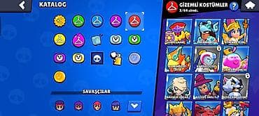 Brawl Stars oyun hesabı (88 karakter) - Kral kuboklar: 29 928 - — 6