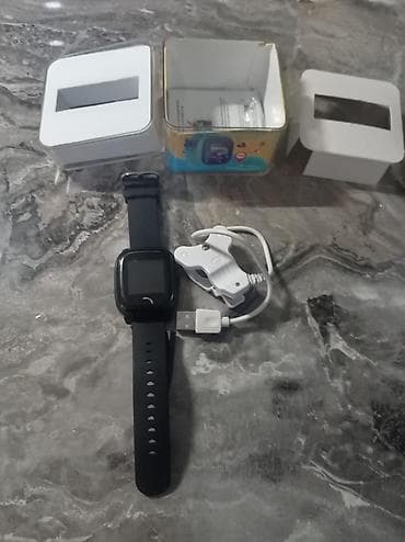 iphone xs max barter: Smart saat, Wonlex, Kamera, rəng - Qara — 3