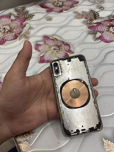 gizli balaca kamera: IPhone Xs (5.8") korpus və hissələr - Model: iPhone X, gümüş rəngli — 2