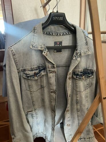 cins pencekler 2022: Джинсовая куртка, S — 3