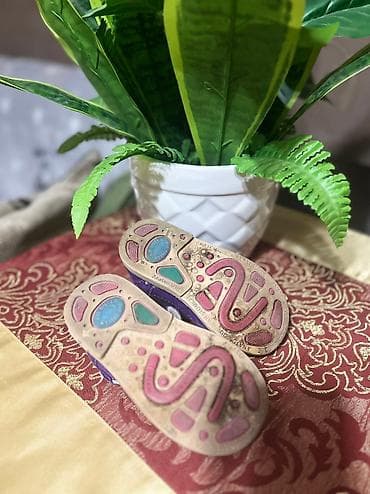 Uşaq geyimi və ayaqqabıları: Rəng - Yasəmən Tuflilər, Ölçü: 23, Qız üçün — 6