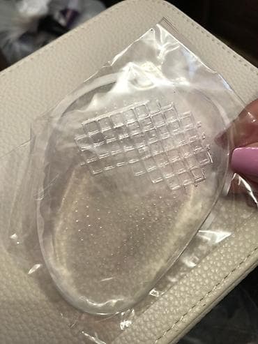 Şəffaf silikon daban yastığı - Material: yumşaq, elastik silikon/gel