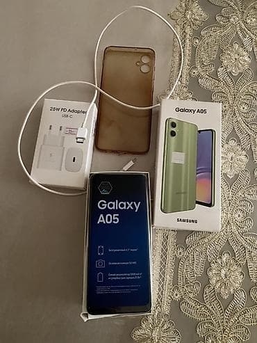 фотоаппарат canon powershot sx130 is: Samsung Galaxy A05, 64 ГБ, цвет - Зеленый, С документами — 3