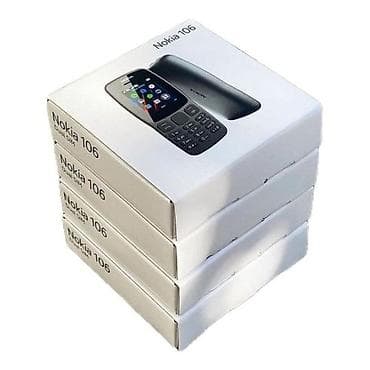 Nokia 106, rəng - Qara, Zəmanət, Düyməli, İki sim kartlı
