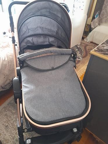 cicekli don: Məhsulların təsviri 1) Uşaq arabası - Rəng: boz tekstil — 1