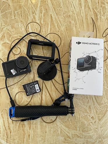 smart android box: Ekşn-kamera DJI Osmo Action 3 ✅ 4K / 120 FPS ultra keyfiyyətli video — 1