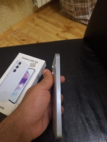 5g modem: Samsung Galaxy A55 5G, rəng - Ağ — 4