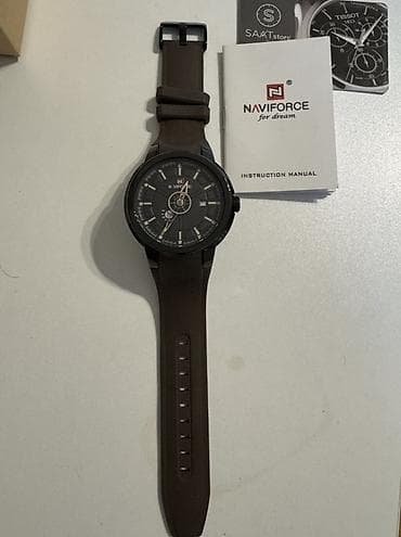 up saatlari: Qol saatı, NaviForce, rəng - Qara — 2