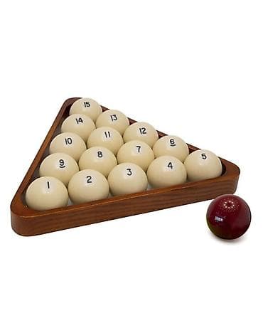 Rus biliardı üçün toplar dəsti - Komplekt: 16 ədəd top (1-dən 15-ə