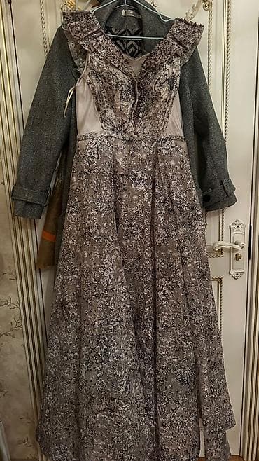 tul donlar: Şampan-çəhrayı rəngdə zərif ziyafət/nişan geyimi - Model: Uzun — 4