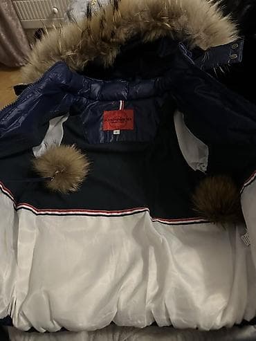 Uşaq üçün qış gödəkçəsi - Rəng: tünd mavi (parıltılı material) -