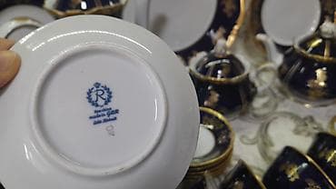 tecili generator satiram: Çay dəsti, Farfor, 6 nəfərlik, Almaniya — 5