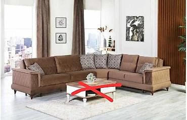 islenmis masa: Mebel dəsti – müasir klassik üslub - Konsol: Ağ gövdə və təbii ağac — 5