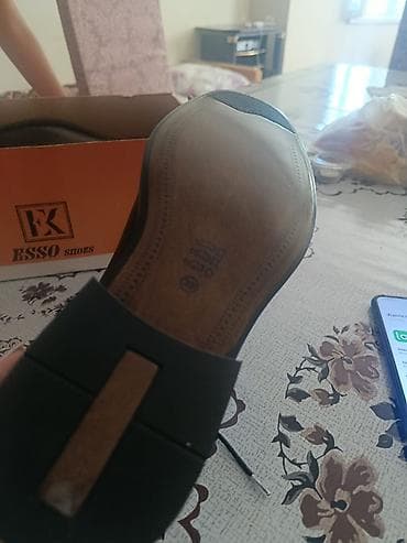 Мужская обувь: ESSON Shoes kişi klassik ayaqqabısı - Brend: ESSO Shoes (EK loqolu — 3