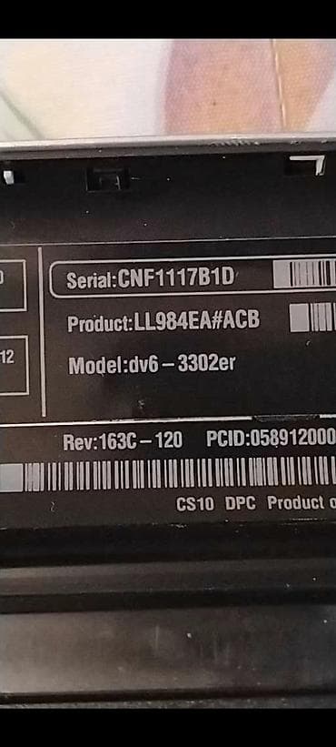 HP: HP Pavilion dv6-3302er noutbuku, Ana plata işləmir, 4 ram, 500 HD — 3