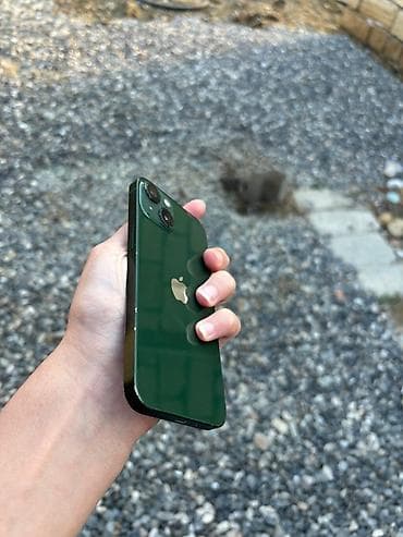iphone xs 464: IPhone 13, 128 GB, Yaşıl, Barmaq izi, Face ID — 3
