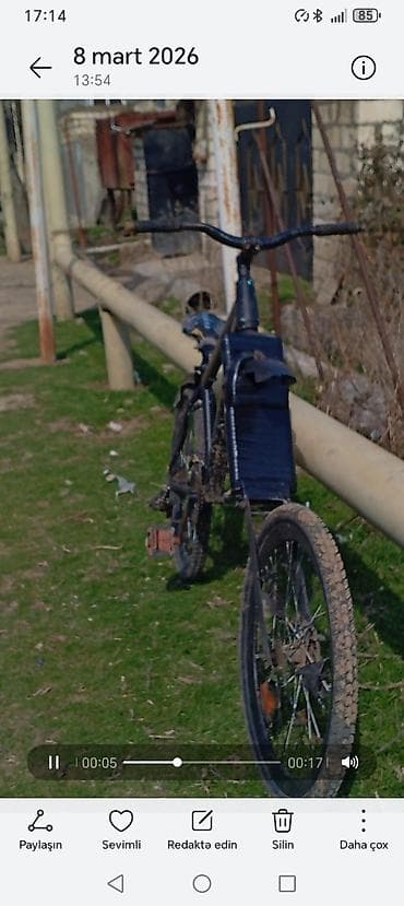 Elektrikli velosiped – özəlləşdirilmiş - Güc bloku: orta hissədə