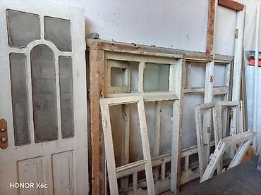 taxta qapilar 2 ci el: İşlənmiş Otaq qapısı Çərçivə ilə, Zəmanətsiz, Pulsuz quraşdırma, Ünvandan götürmə — 2