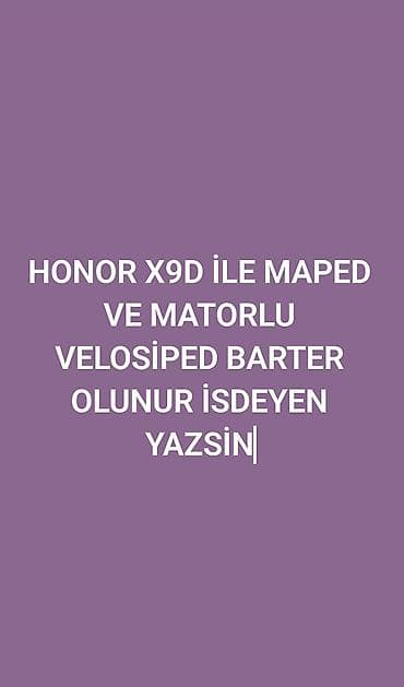 Barter 17 günün telefonudu teze maped ve matorlu velosiped ile barter