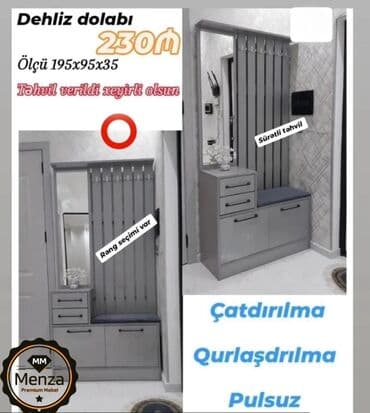 тумба для белья: Yeni, Açılan, 1 qapı Düz dolab, Dəhliz dolabı, Rusiya — 1