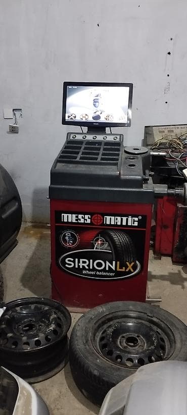 təkər avadanlıqları: MESSOMATIC Sirion LX Wheel Balancer + Şin Söküb‑Taxma Avadanlığı - — 10