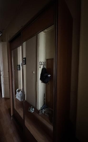 dolab 2 qapili: İşlənmiş, 2 qapılı, Güzgülü, Qəhvəyi, Digər material, Kupe, Düz dolab — 1