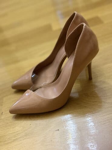 kicik dabanlı ayaqqabı: Tuflilər, Ölçü: 38, rəng - Bej, Yeni — 4