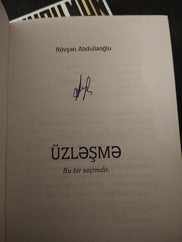 kitabca: Məhsul: Kitab – “Üzləşmə. Bu bir seçimdir.” Müəllif: Rövşən — 2