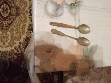 Antik metal qaşıq dəstləri - Bir neçə müxtəlif dizaynda klassik — 2