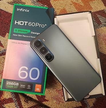 60 azn telefon: Infinix Hot 60 Pro+, 256 GB, rəng - Boz, Sensor — 2
