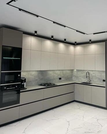 embavud metbex mebelleri: Sifarişlə mətbəx dəsti, Özü çəkən petlələr, MDF, Kredit yoxdur, Pulsuz çatdırılma — 2