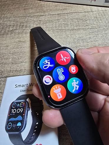 borofone be28 plus: Smart saat – işlənməyib, ekranın üzərində qoruyucu plyonka var — 9