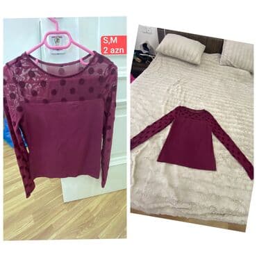 ketan dest: Qadın geyimləri dəsti – müxtəlif ölçülər 1) Qara bluz - Brend: Amisu — 27