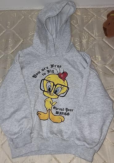 Uşaq üçün kapüşonlu sviter (hoodie) - Brend: DeFacto x Looney Tunes