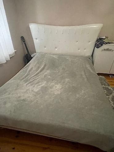 2 el mebel: İkinəfərlik çarpayı, Dolab, İşlənmiş — 2
