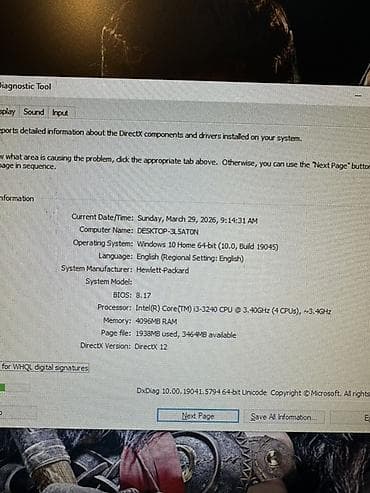 Masaüstü kompüterlər və iş stansiyaları: HP All‑in‑One stolüstü kompüter HP Monobloku İdeal vəziyyətdədir Heç — 3