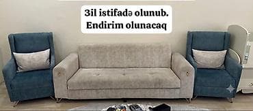 İşlənmiş, Divan, 2 kreslo — 1