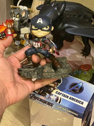 labubu harda satilir: İron studios firmasına məxsus kapitan Amerika fiquru — 4