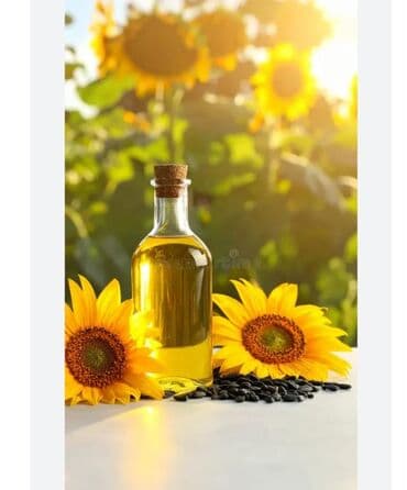 Ət və dəniz məhsulları: Məhsul: Günəbaxan yağı Təsvir: - Təmizlənmiş, şəffaf günəbaxan yağı – — 1