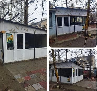 Metalkonstruksiya köşk/pavilon pudkanin incinin polis var - Material