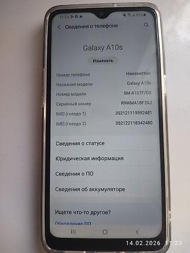 xiaomi redmi note 11s: Samsung Galaxy A10s, 32 GB, rəng - Qara, Sensor, Barmaq izi, İki sim kartlı — 4