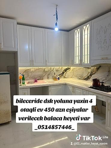 120 kv. m, 4 otaqlı, Kombi, Qaz, İşıq
