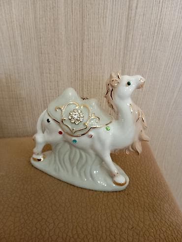 Fiqur, Keramika, rəng - Ağ — 2