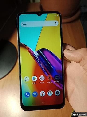 телефон fly era life 5: Realme цвет - Серый, Две SIM карты — 1