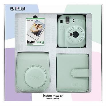 mini televizor: Fujifilm Instax mini 12 dəst - Rəng: açıq yaşıl (pastel) - Cihaz — 1
