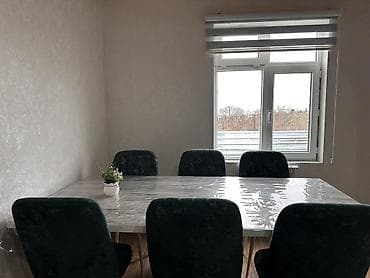 uşaq masaları: Mətbəx üçün, Açılmayan, Dördbucaq masa, 6 stul — 2