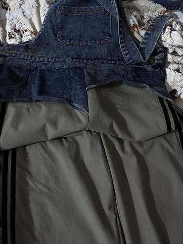 Dəstlər: Unisex idman üslubunda şalvar - Rəng: zeytun-yaşıl (olive) — 3